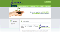 Desktop Screenshot of jeveal.com